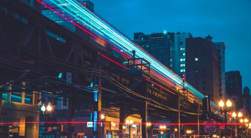 Chicago street at night | A new trend is emerging in senior households. Rather than living alone in suburbs and rural areas, Americans aged 65 years and older are buddying up to save on housing costs, and to improve quality of life.