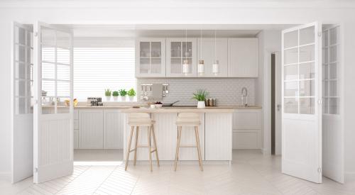 Minimalist kitchen is on trend