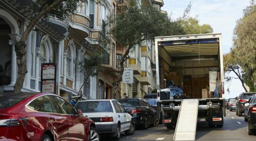 Moving truck and ramp