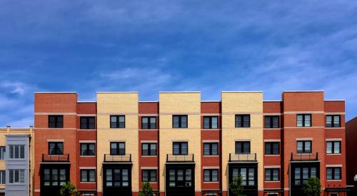 Multifamily apartment building exterior