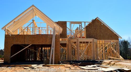 Timber frame house