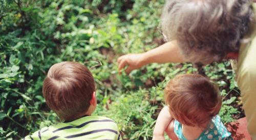 grandparent with grandchildren