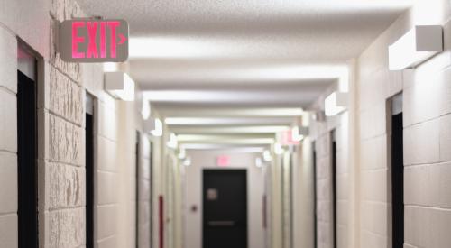 Dorm hallway