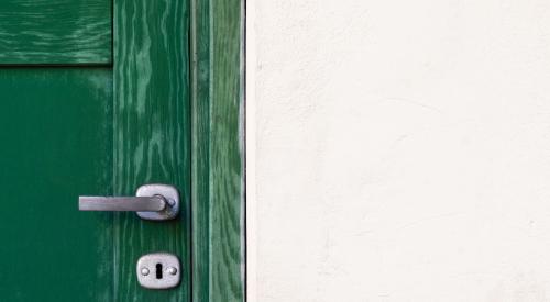 Green door