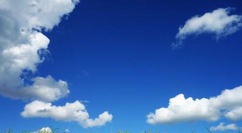 Lawn and sky