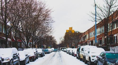 Snowy street