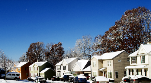 Snowy street