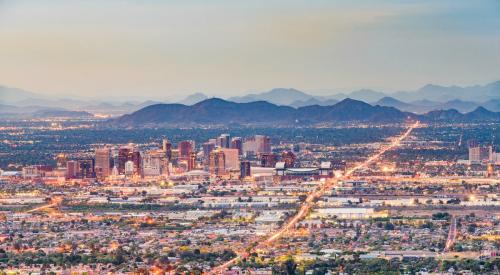 Phoenix, AZ city downtown 