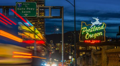 Portland Oregon Sign