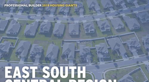 2019 housing giants aerial view of new housing development