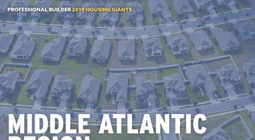 2019 housing giants aerial view of new housing development