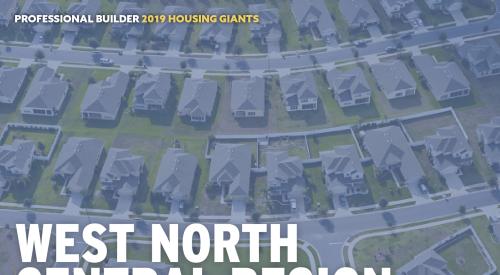 2019 housing giants aerial view of new housing development