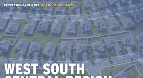 2019 housing giants aerial view of new housing development