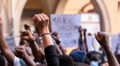 Civil rights protest