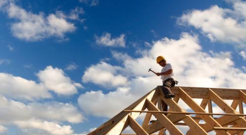 roofer on construction project