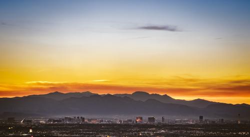 View of Las Vegas skyline