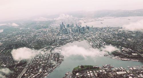 Aerial view of Seattle