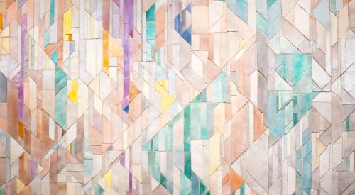 The 2019 Coverings was full of opposing forces—large-format slabs next to tiny mosaics, and bold graphics paired with hyperrealistic wood and concrete effects. 