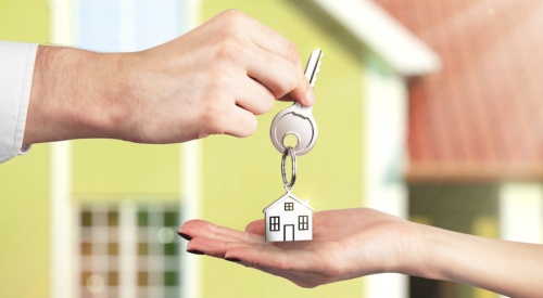 Home sales handoff of keys