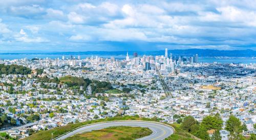 Aerial view of San Francisco