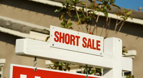 Short home sale sign