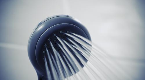 Shower head streaming water, tookapic via Pixabay