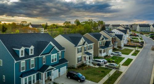 single family homes neighborhood