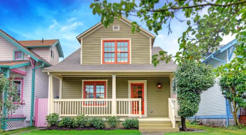 Small house with yard