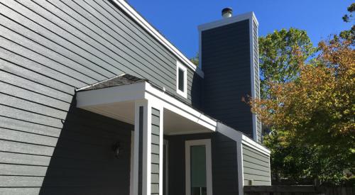 LP SmartSide Trim & Siding installed