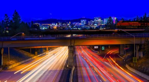 Spokane, Washington freeway