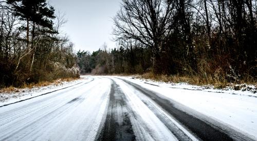 Snowy road