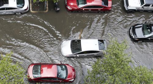 Street flooding in Miami