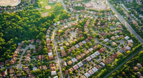 Suburban housing