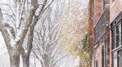 Snowy street