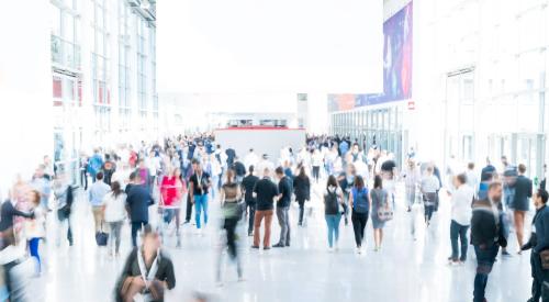 Crowded space in tradeshow