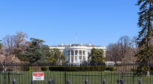 White House in Washington DC