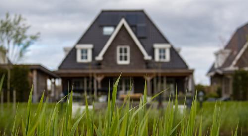 house and grass