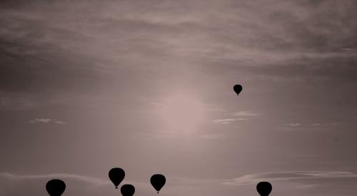 Hot air balloons